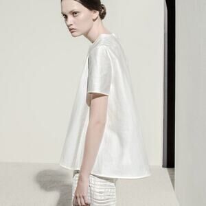 Co Collection A-Line Ribbed Short Sleeve Top Spring 2015 Collection